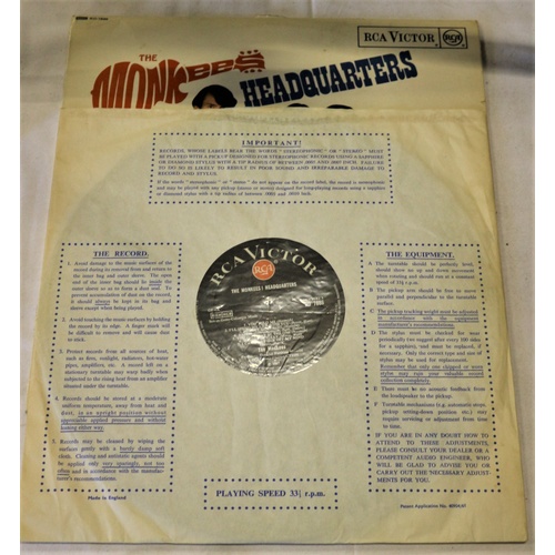 624 - The Monkees - Headquarters Vinyl Album