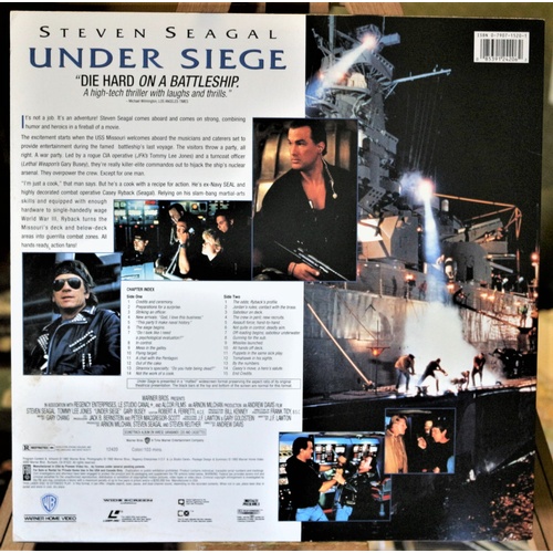 630 - Under Siege Laserdisc