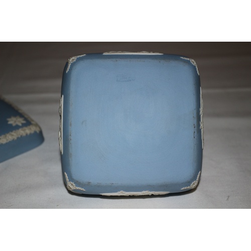 61 - Wedgwood Blue Jasper Ware Trinket Box