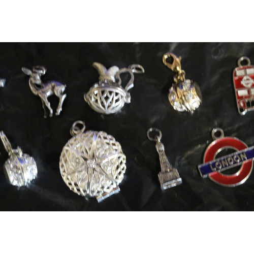 196 - A Mixed Collection of 10 Modern Charms and Pendants #2