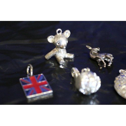 196 - A Mixed Collection of 10 Modern Charms and Pendants #2