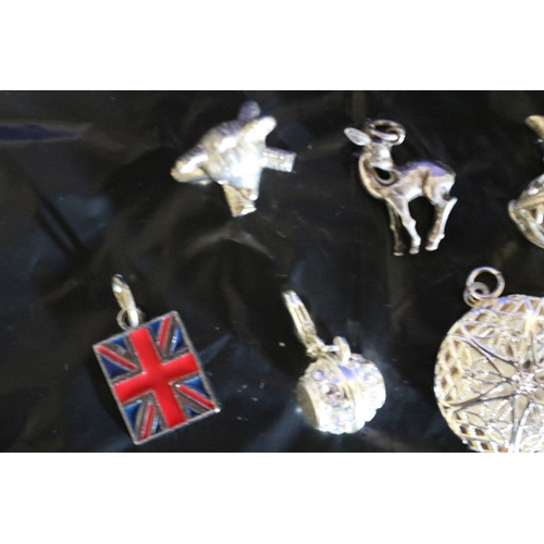 196 - A Mixed Collection of 10 Modern Charms and Pendants #2