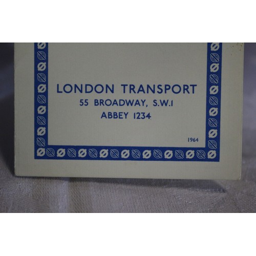 4 - Believed to be an Original 1964 Pocket Fold Out Map of the London Underground