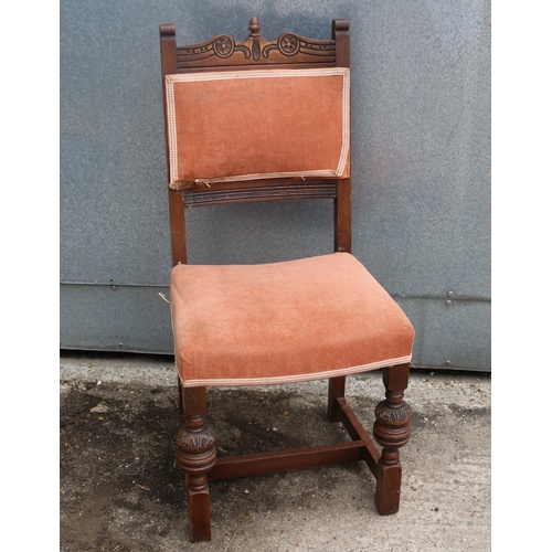 460 - Single Upholstered Early 'Old Charm' Chair