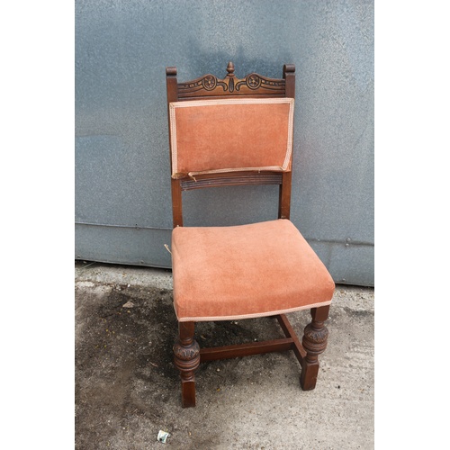 460 - Single Upholstered Early 'Old Charm' Chair