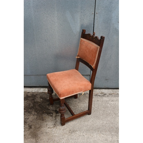 460 - Single Upholstered Early 'Old Charm' Chair