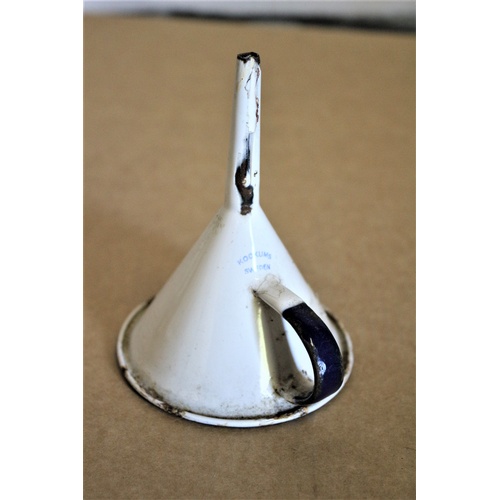 518 - Kockums of Sweden Vintage Enameled Small Funnel