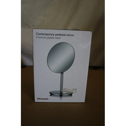 525 - John Lewis - Contemporary Pedestal Mirror