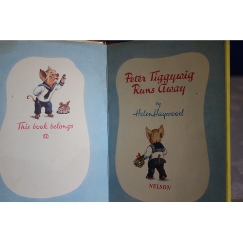 34 - Vintage Copy of Peter Tiggywig Runs Away by Helen Haywood