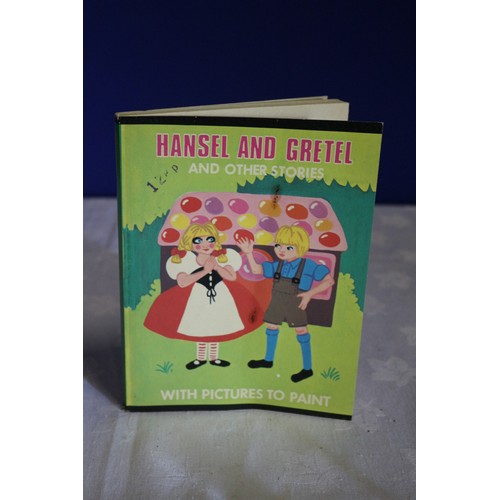 56 - Vintage Hansel and Gretel Pictures to Paint Book