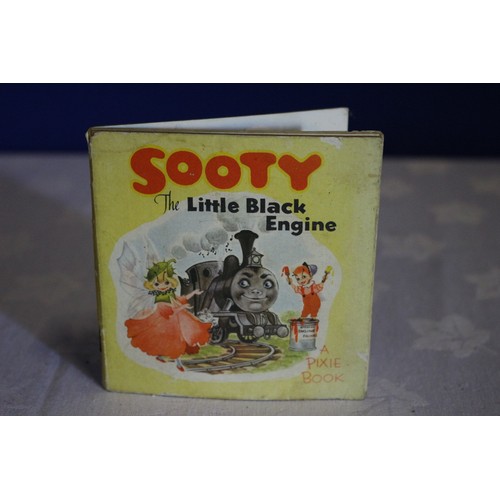 63 - Vintage Collectable - Sooty, The Little Black Engine - A Pixie Book