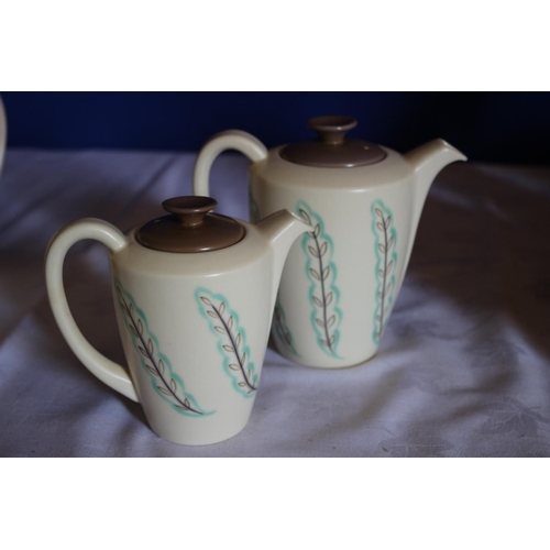 13 - Pair of Vintage Poole Pottery Teapots