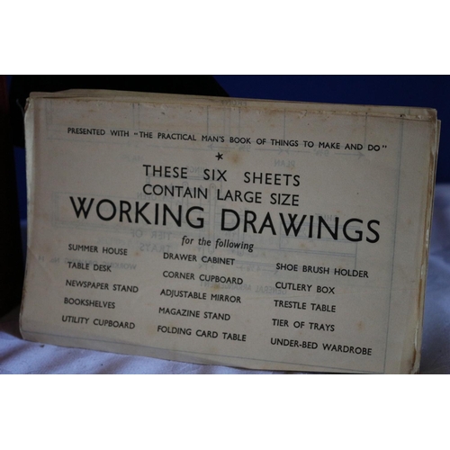 134 - The Practical Man's Book of Things To Make and Do Including the Rare Six Sheets of Working Drawings