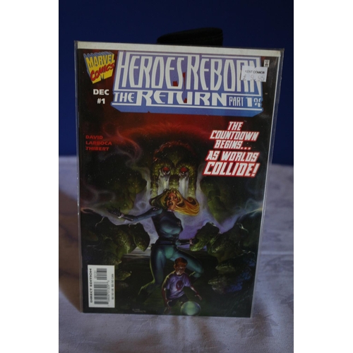 164 - Heroes Reborn - The Return Part 1 Comic - Dec No. 1 With Comic Zone Certificate of Authenticity
