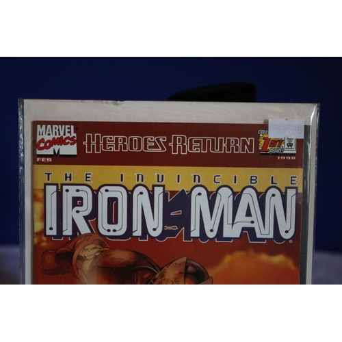 165 - Heroes Return - The Invincible Iron Man - Feb '98 No. 1 Collectors Item