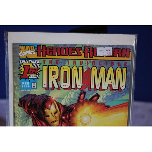 168 - Heroes Return - The Invincible Iron Man - Feb '98 No. 1 Collectors Item
