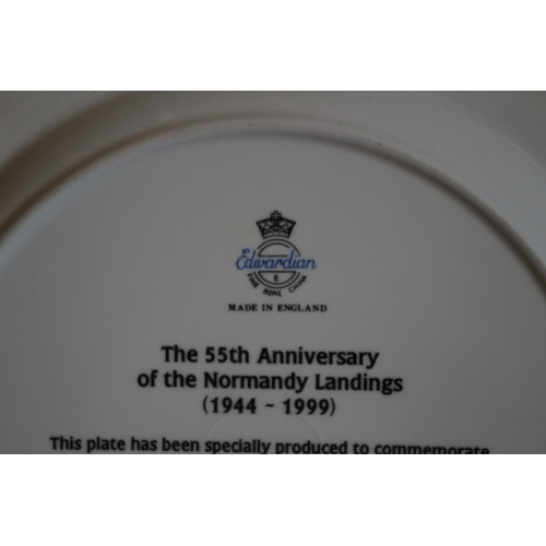 174 - Fine Bone China Plate by Edwardian - 55th Anniversary of the Normandy Landings