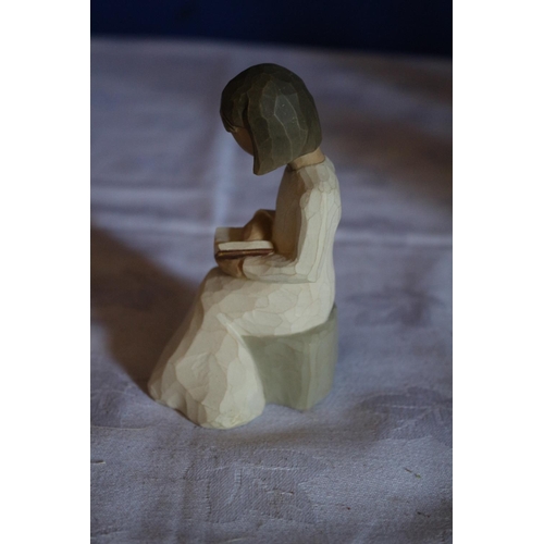 198 - Lovely Willow Tree Seated Figure - Wisdom