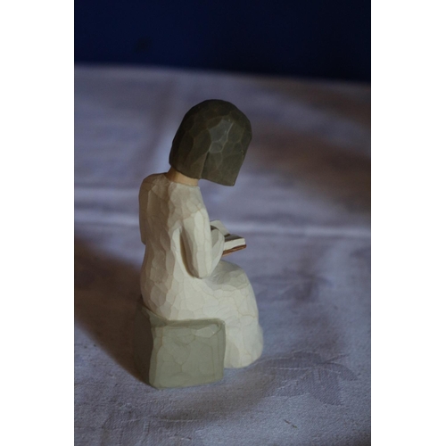 198 - Lovely Willow Tree Seated Figure - Wisdom