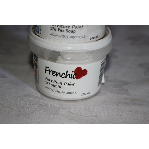 68 - Collection of 7 x New, Unopened  Mixed Colours Frenchic Furniture Paint  Sample Pots