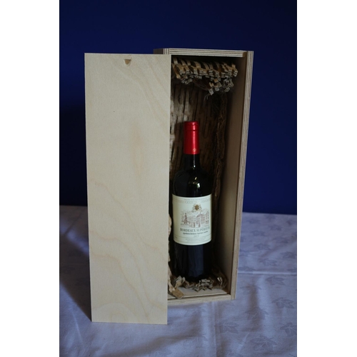 71 - Boxed Bottle of Bordeaux Superieur 2015 Wine