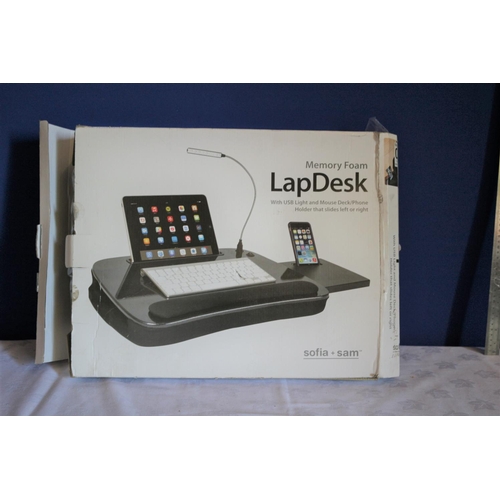 72 - Boxed LapDesk Memory Foam Laptop Organiser