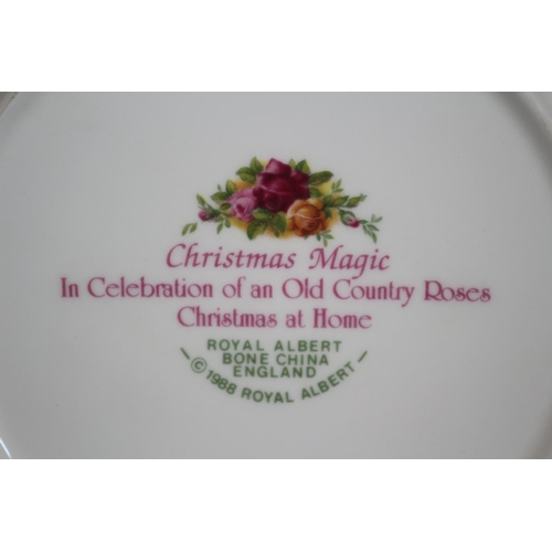 76 - Royal Albert Bone China Christmas Magic Plate