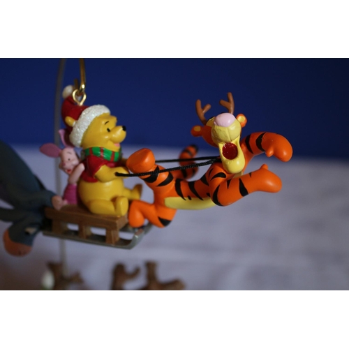 80 - Disney Store Collectable Winnie the Pooh Flying Sledge Piece