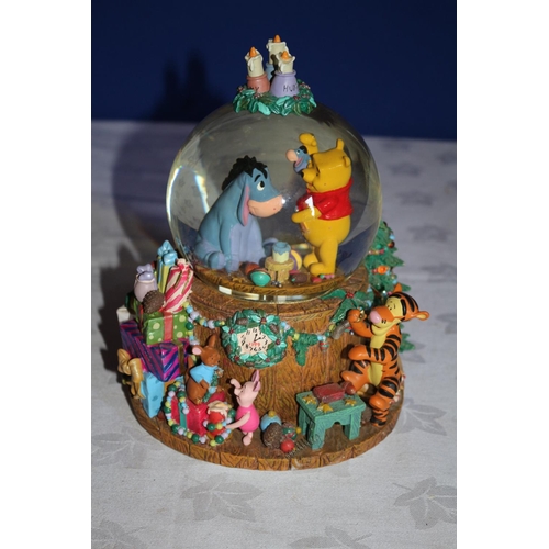 83 - Disney Store Collectable Winnie the Pooh Musical Snow Globe