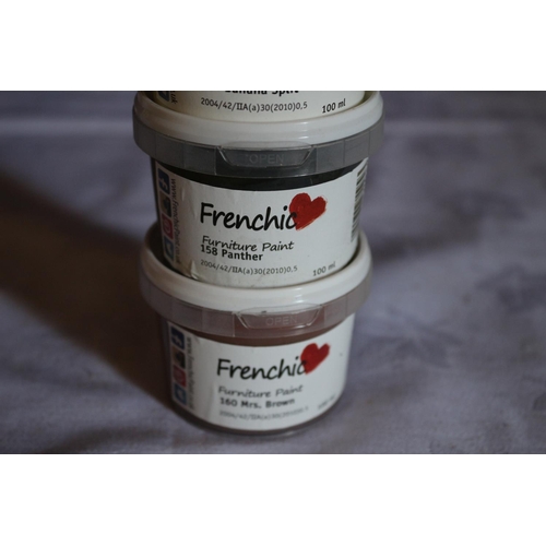 87 - 6 x New, Unopened Frenchic Sample Pots of Mixed Colours