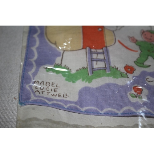 90 - Collection of 3 Vintage Mabel Lucie Atwell Childrens Handkerchiefs