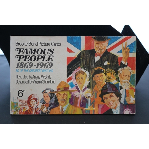 251 - Famous People 1869 - 1969 - Brooke Bond Tea / Picture Cards - Complete Set