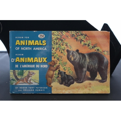 263 - Album For Animals of North America - Rare Canadian Brooke Bond Tea / Picture Cards - Complete Set