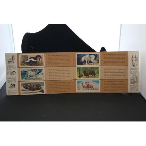 263 - Album For Animals of North America - Rare Canadian Brooke Bond Tea / Picture Cards - Complete Set