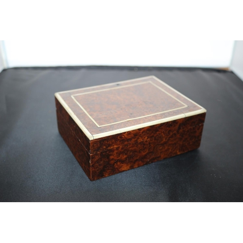 286 - Inlaid Wooden Trinket Box