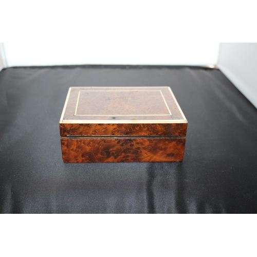 286 - Inlaid Wooden Trinket Box