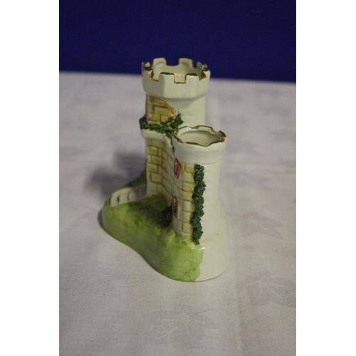 295 - Vintage Staffordshire Figural Building Incense Burner - Pastille