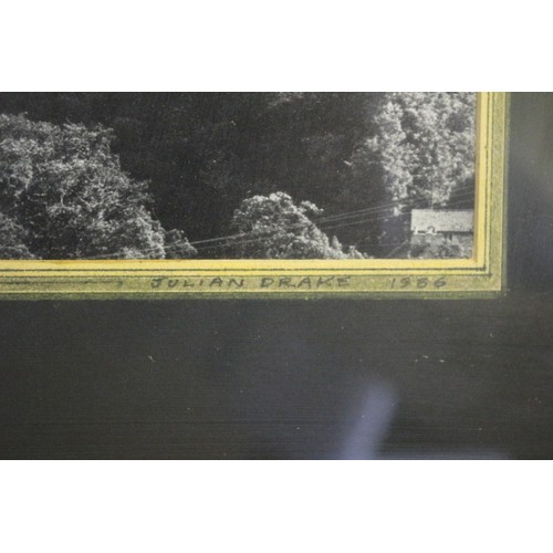 383 - Framed and Glazed Original Photograph by Julian Drake 1986 of Peak Cavern - Measureless to Man - Thi... 