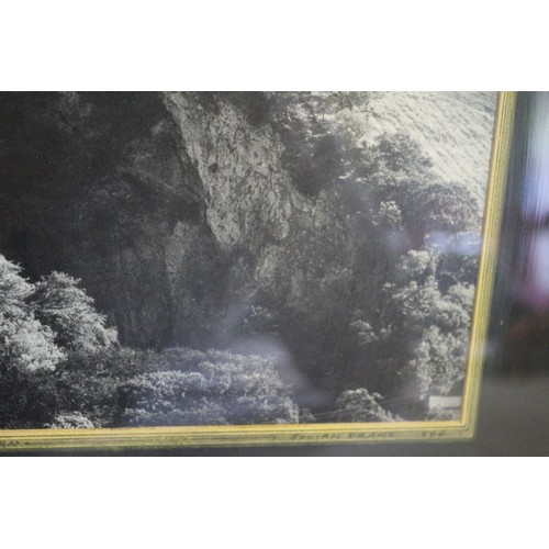 383 - Framed and Glazed Original Photograph by Julian Drake 1986 of Peak Cavern - Measureless to Man - Thi... 