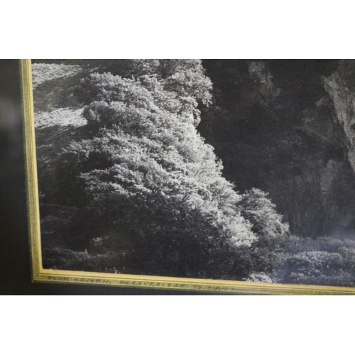 383 - Framed and Glazed Original Photograph by Julian Drake 1986 of Peak Cavern - Measureless to Man - Thi... 