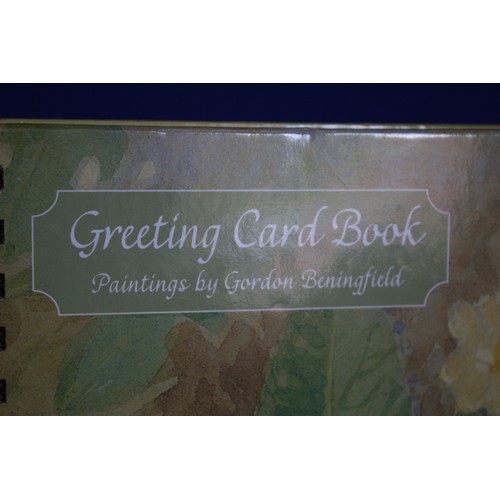 409 - Greeting Card Book with Paintings by Gorden Beningfield