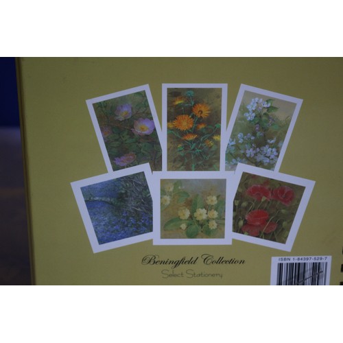 409 - Greeting Card Book with Paintings by Gorden Beningfield