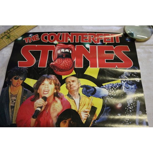 444 - The Counterfeit Stones Concert Poster - Exhale on Main Street with Assembly Hall Tunbridge Wells Dat... 