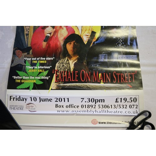 444 - The Counterfeit Stones Concert Poster - Exhale on Main Street with Assembly Hall Tunbridge Wells Dat... 