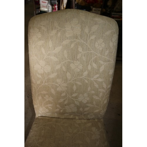 454 - Set of 4 Laura Ashley - Garret Chairs Upholstered in Leyla Biscuit Material