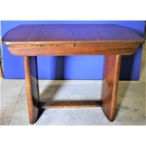 455 - Very Desirable Vintage Beautili Extendable Dining Table with Tea Table Insert