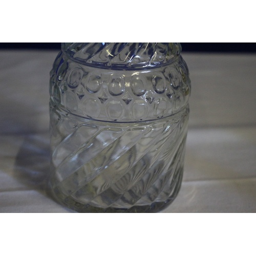 485 - Decorative Glass Decanter with Lid