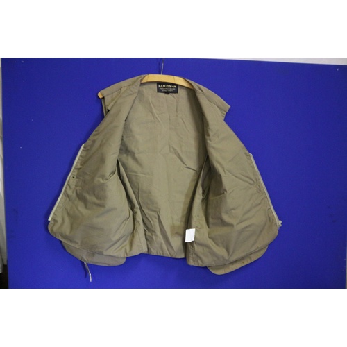 555 - Shakespear Cam-Fis by JW Fishing Gillet with a Couple of Tools and a Few Flys of Inner Card - Size L... 