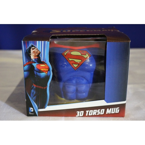 557 - Boxed Superman Torso Cup