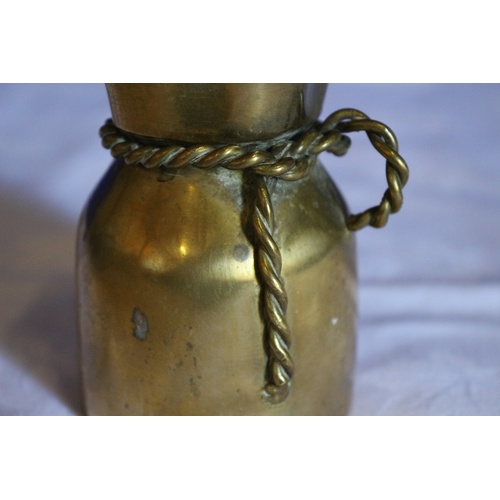 567 - Brass, Rope Handled, Posy Holder